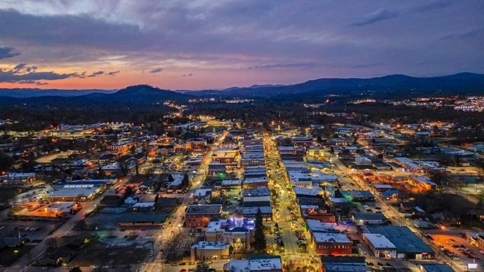 Downtown at night! 