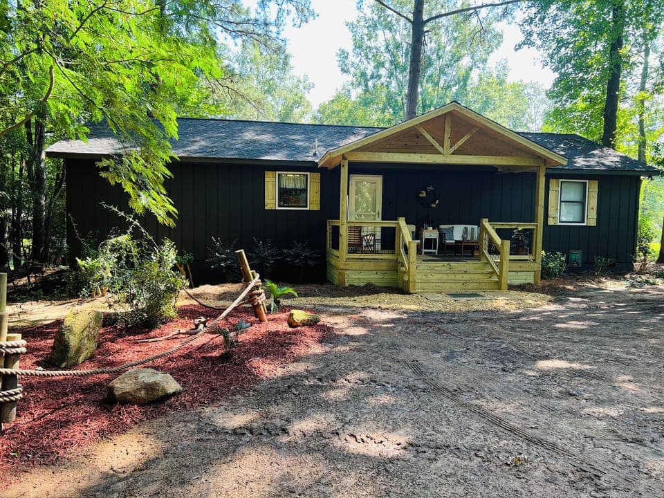 Front of house with porch
