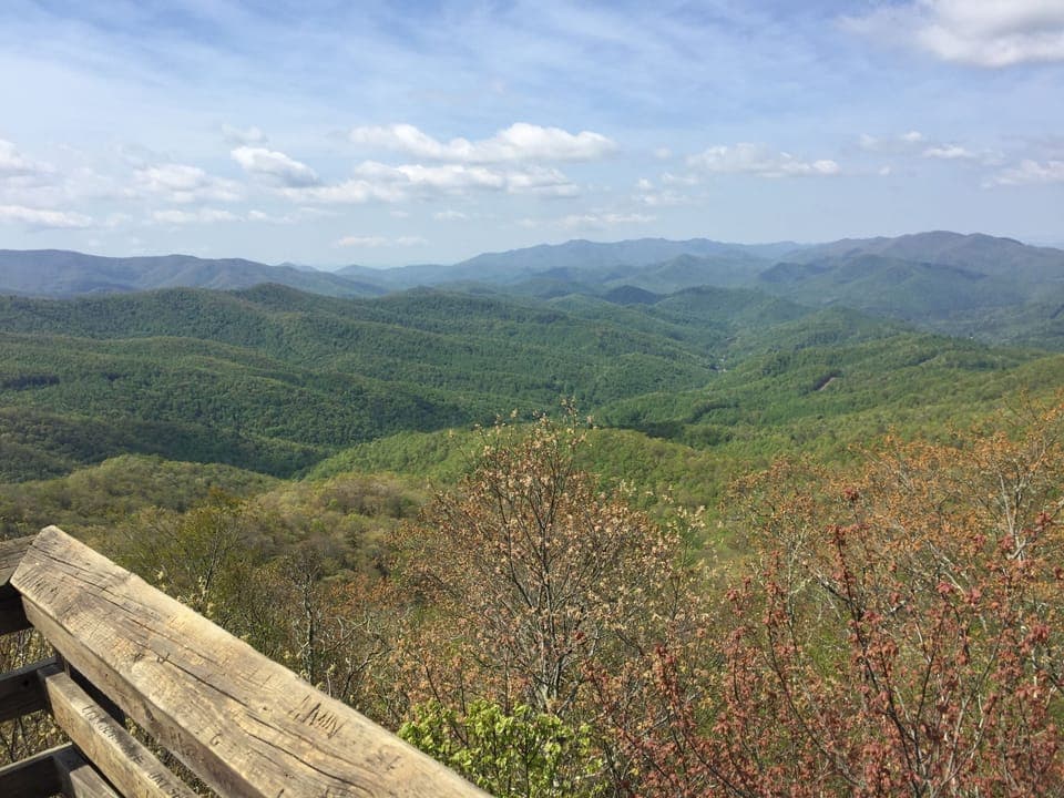 View from Wesser Bald Tower