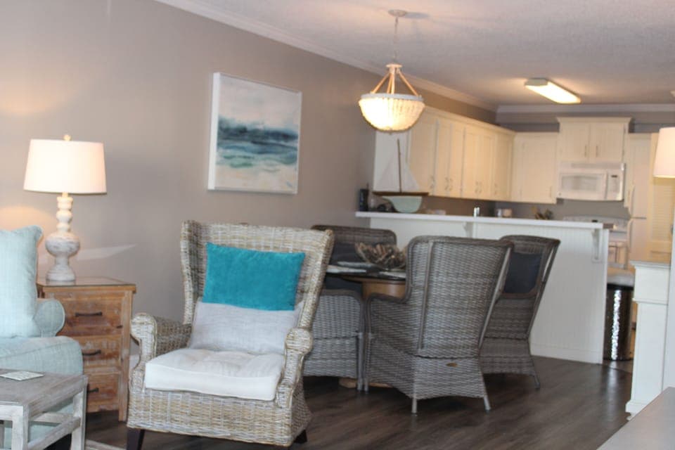 Open floor plan
