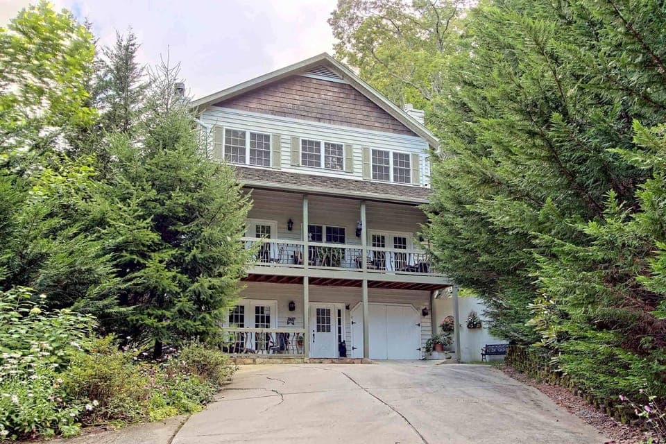 Front view of cabin