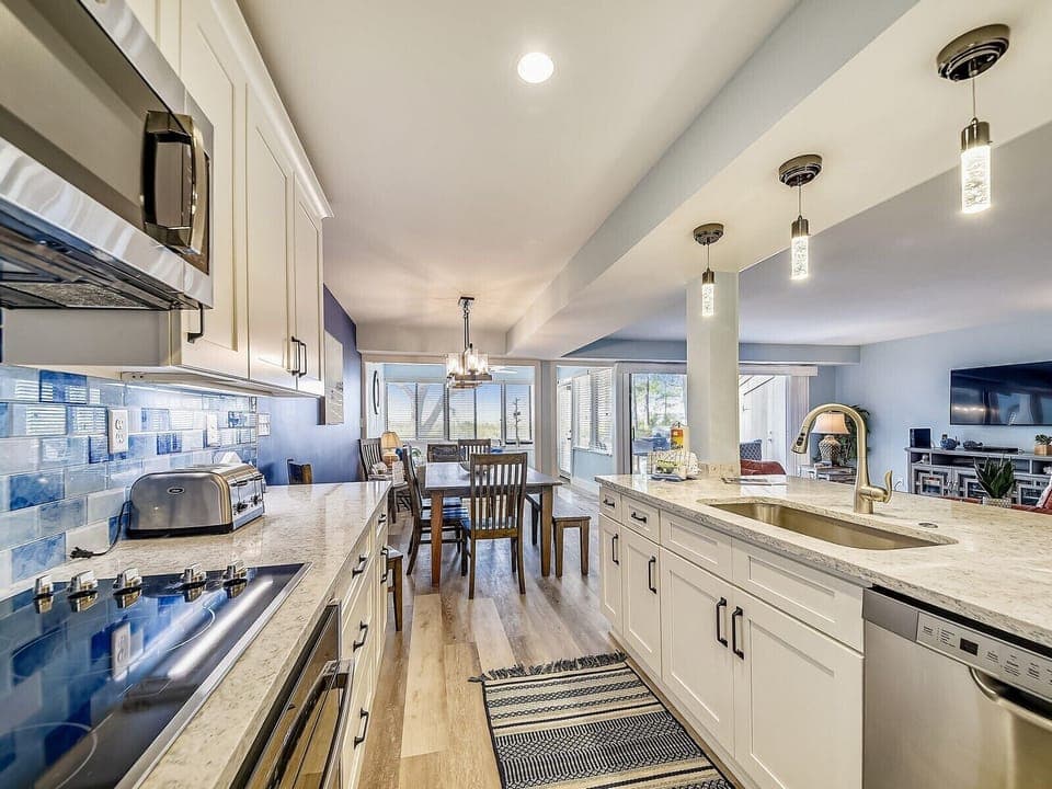 NEW Kitchen at 1414 South Beach Villa