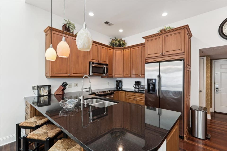Kitchen at 1900 Beachside Tennis
