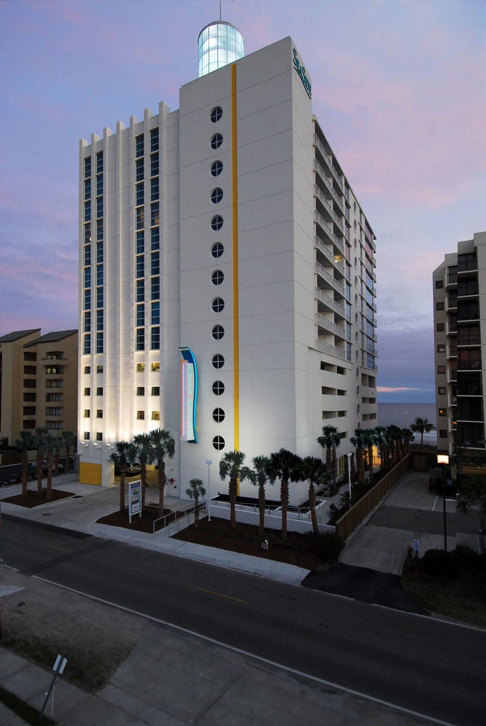 Front of property - evening/night