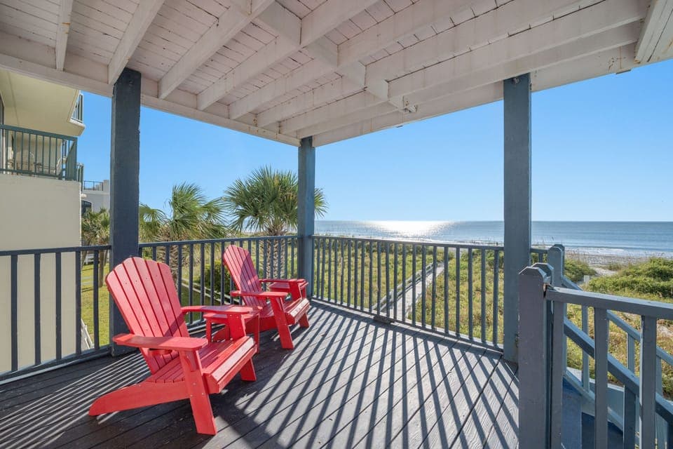Soak up some sun and watch the waves rolling in. You may even see a dolphin! 