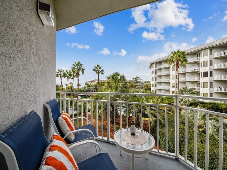 Private 2nd Floor Balcony at 2206 SeaCrest