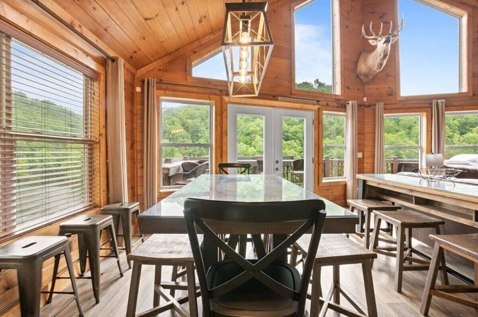 Main level kitchen and family room