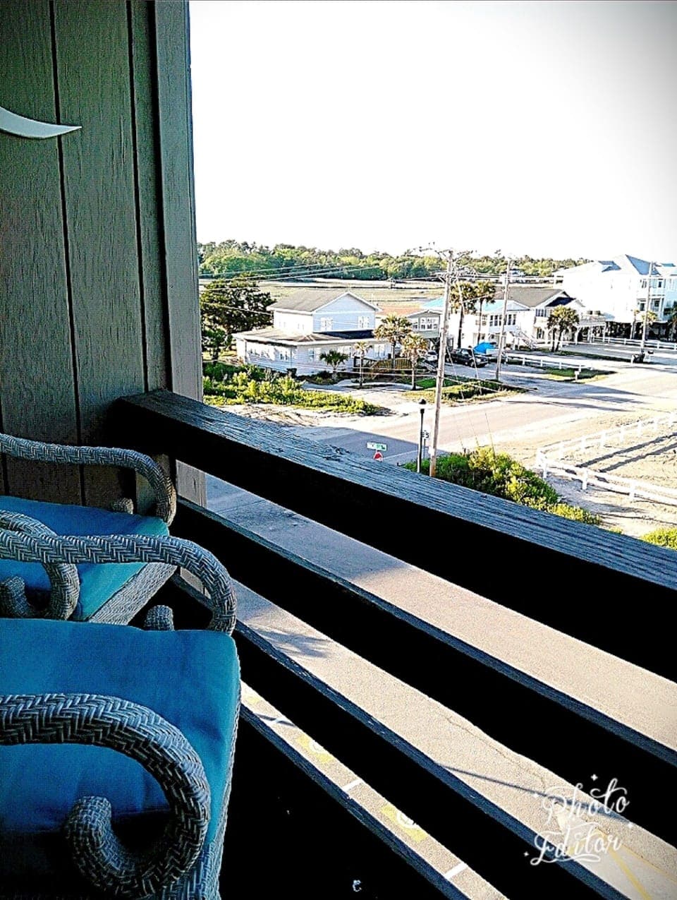 Balcony off of the master bedroom
