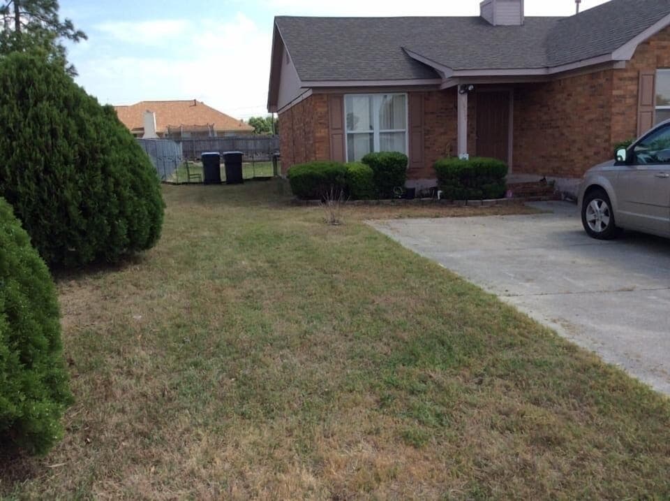 Large driveway 