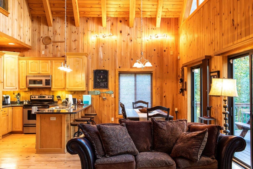 Main living room with open floor plan