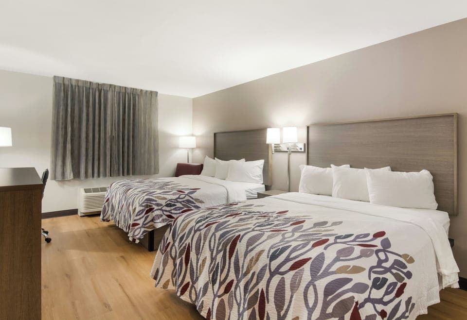 Superior Room, 2 Queen Beds, Non Smoking | Desk, iron/ironing board, free WiFi, bed sheets