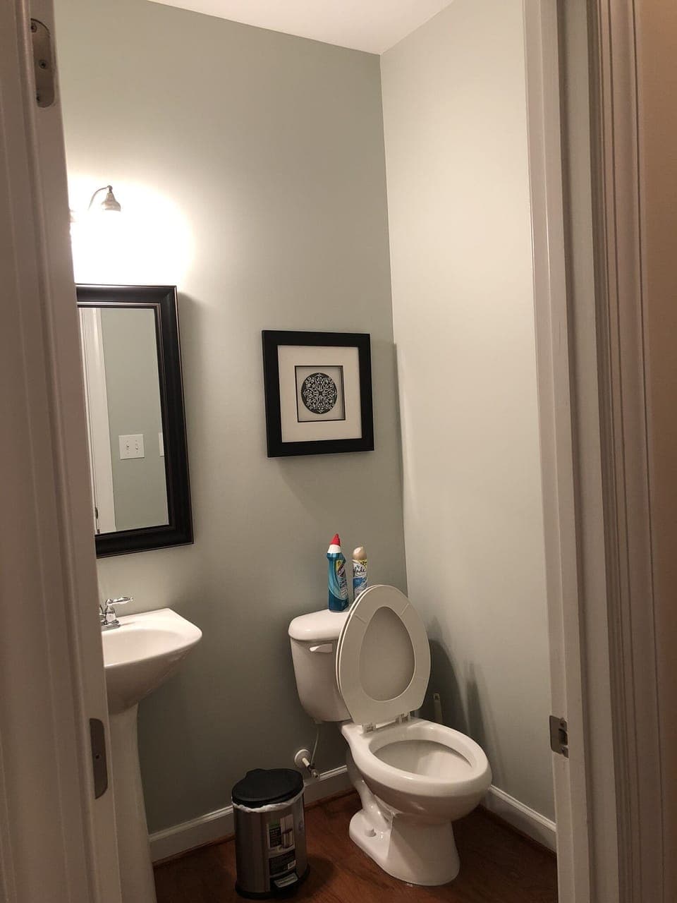 Half bath downstairs (first floor)
