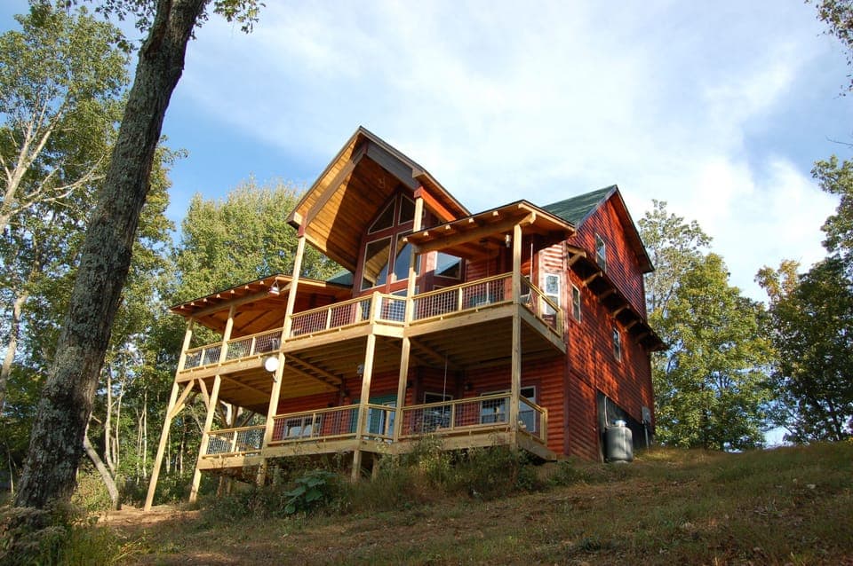 Front of the cabin