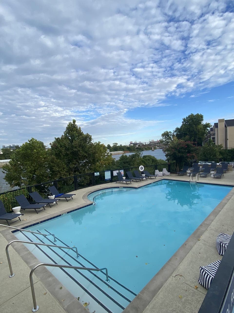 Have some fun & sun at the pool overlooking the Cumberland River!