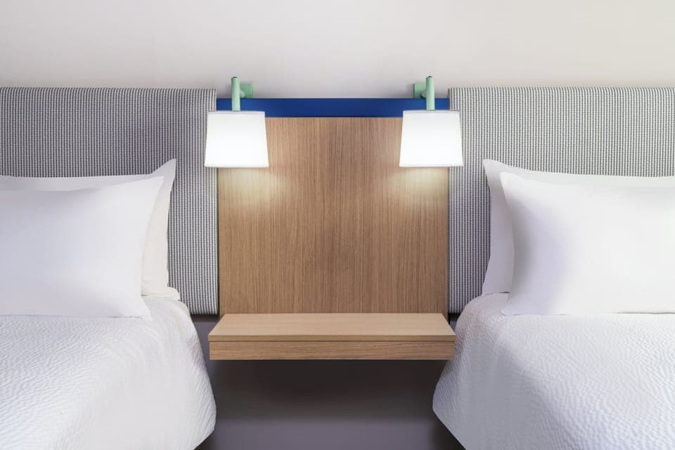 Standard Room, 2 Queen Beds | Individually furnished, desk, laptop workspace, iron/ironing board