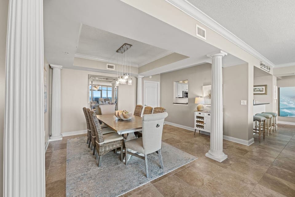 Sit down to a home cooked meal as a family. 