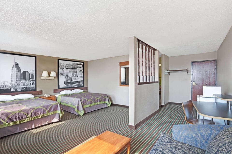 Desk, iron/ironing board, free cribs/infant beds, free WiFi