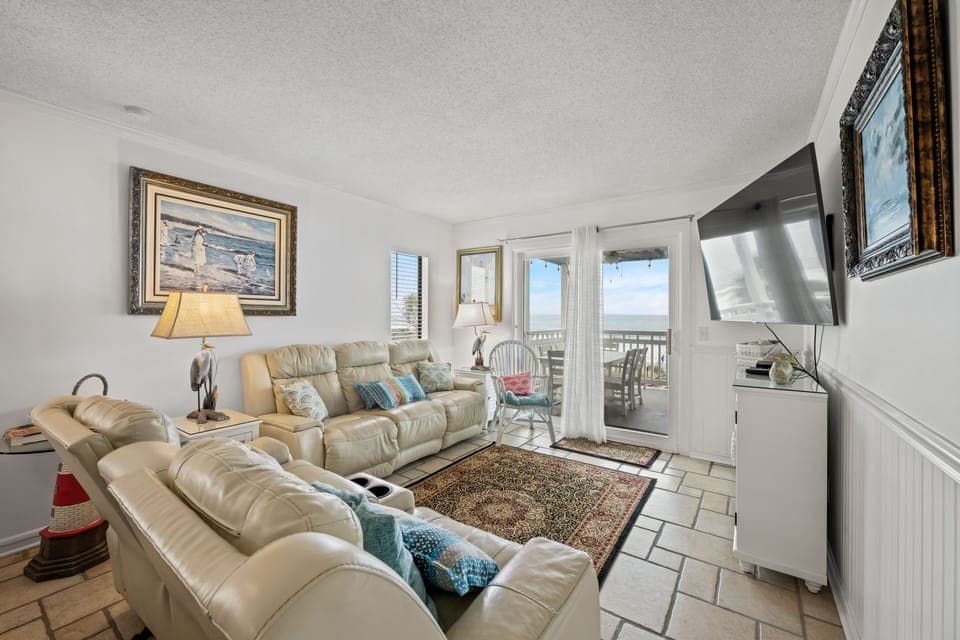 Oceanfront Living Room