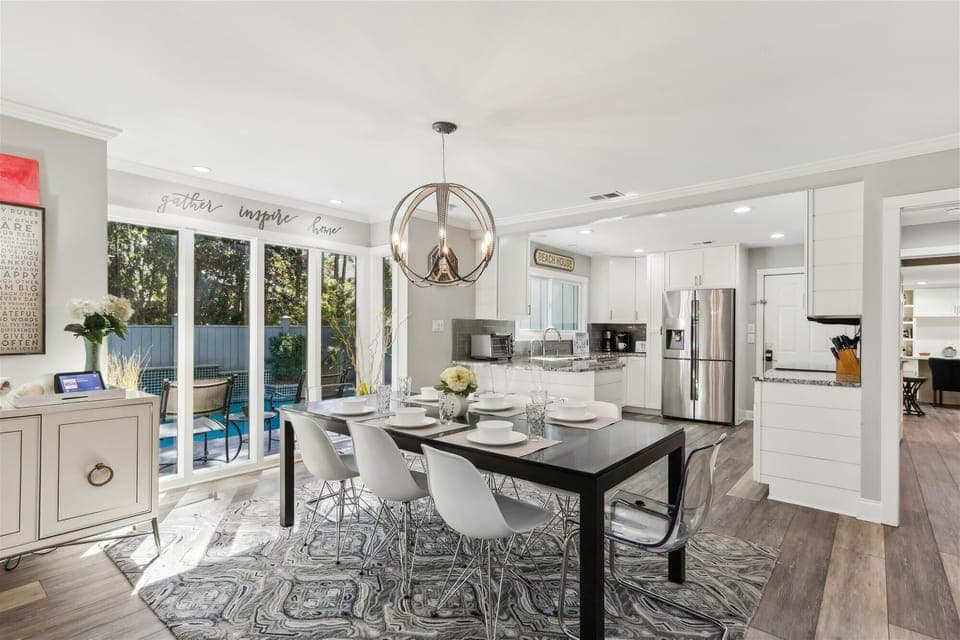 Dining Area with Seating for Eight at 78 South Sea Pines