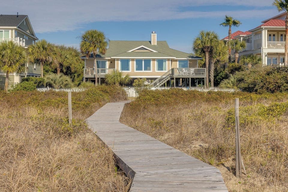 Welcome to The Sunchaser, your Isle of Palms beach house with boardwalk access directly to the beach