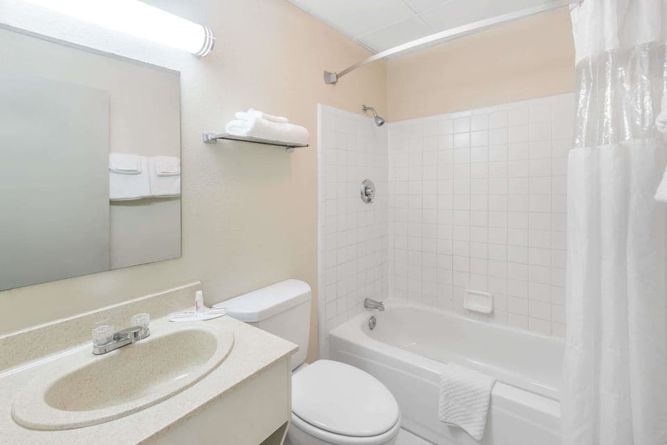Free toiletries, hair dryer, towels