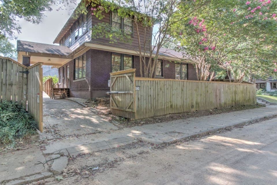 Your private entryway with private parking