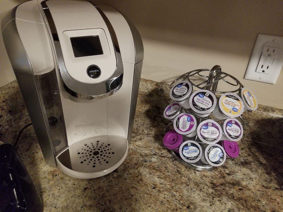 Complimentary coffee and tea