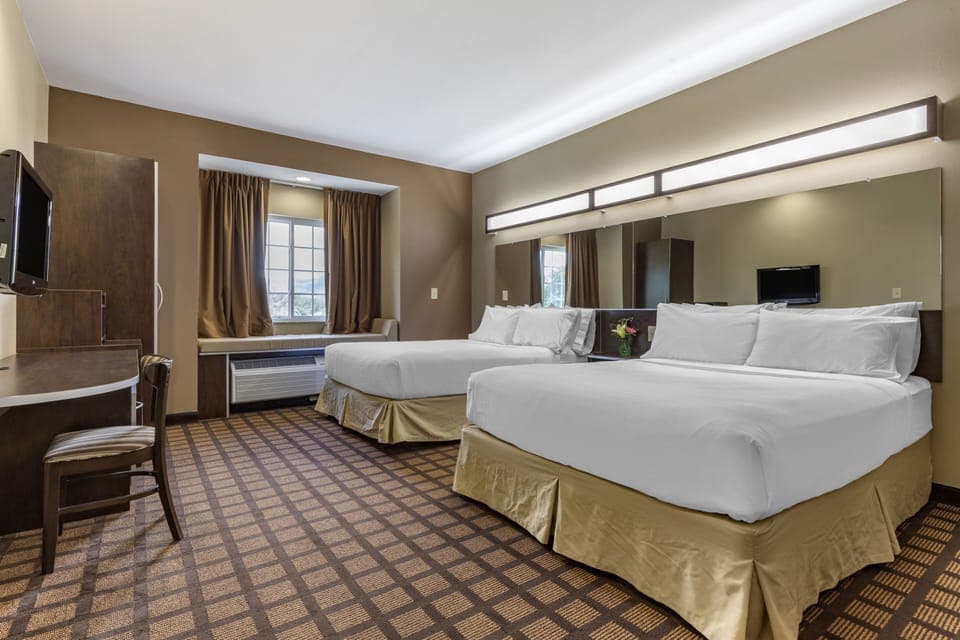 In-room safe, desk, iron/ironing board, free cribs/infant beds