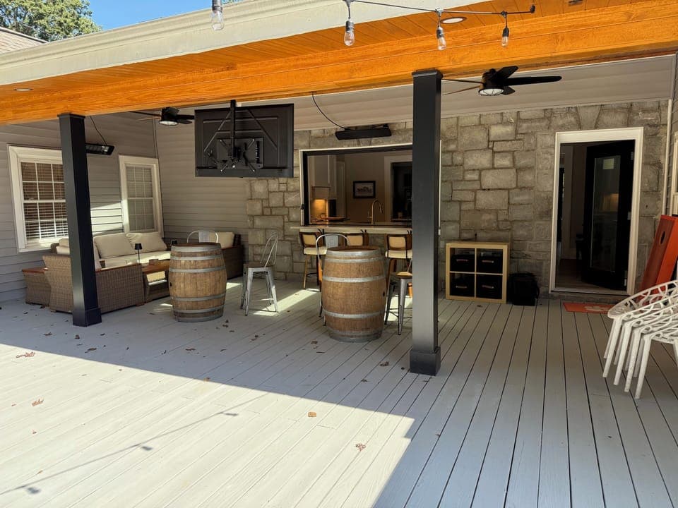 Covered porch