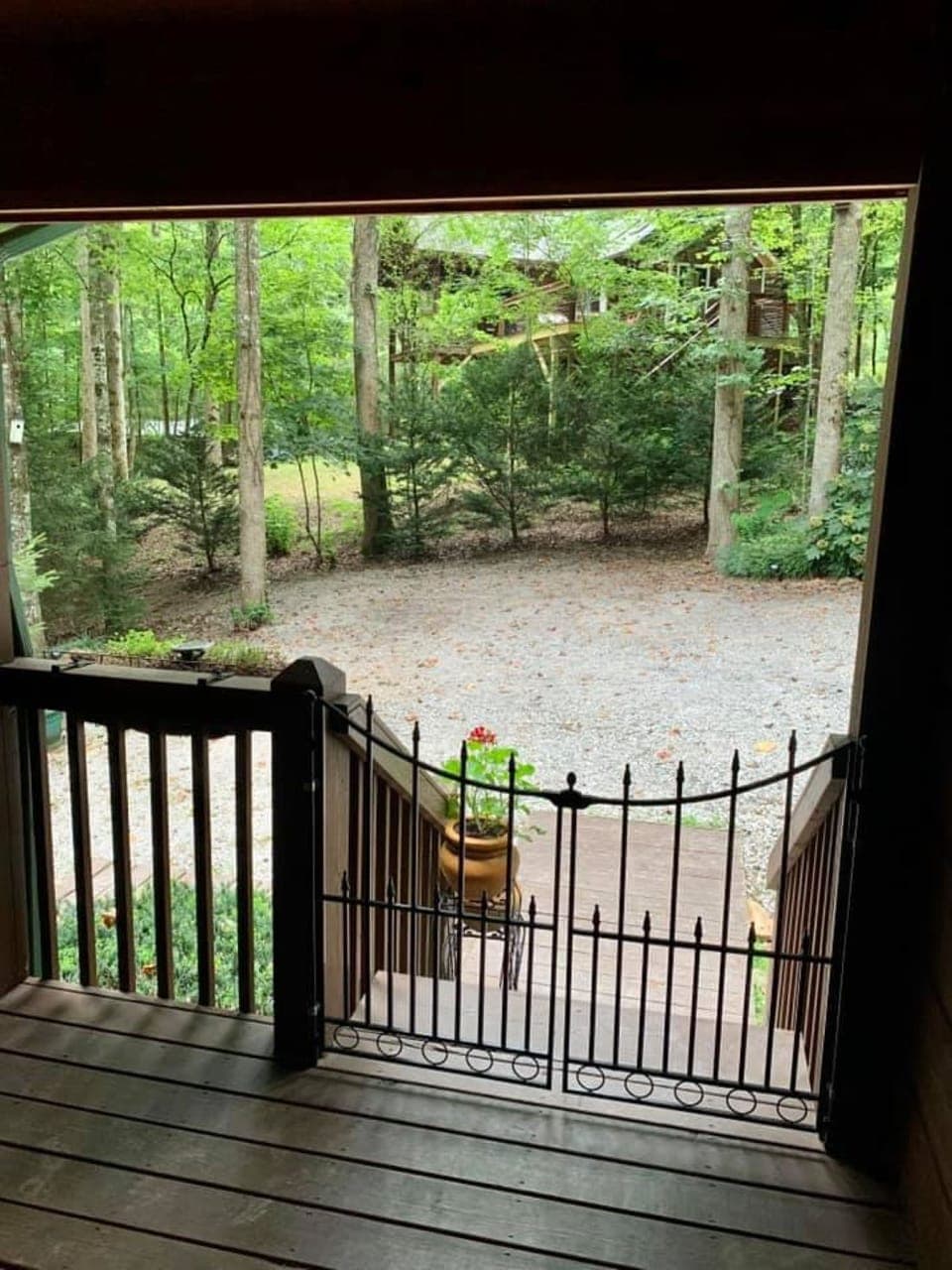 Gate on the porch