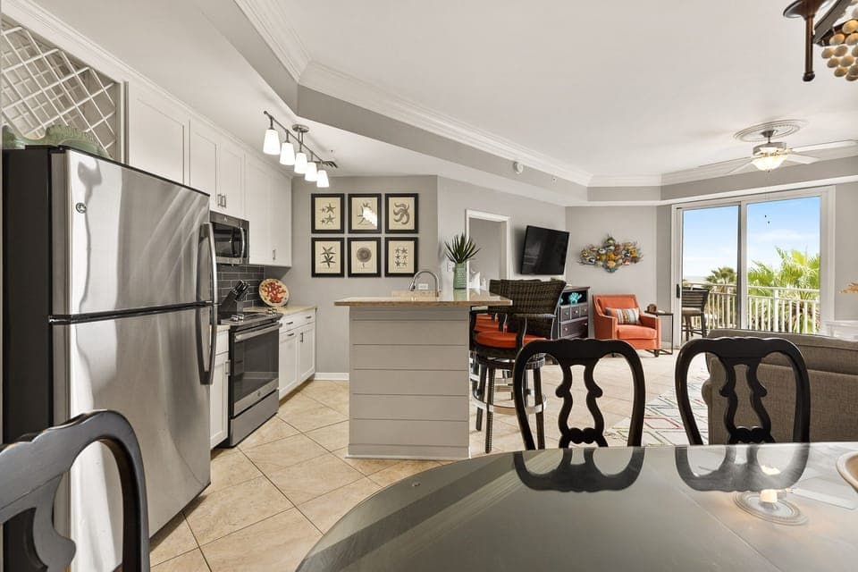 Dining~ Kitchen to Living Area