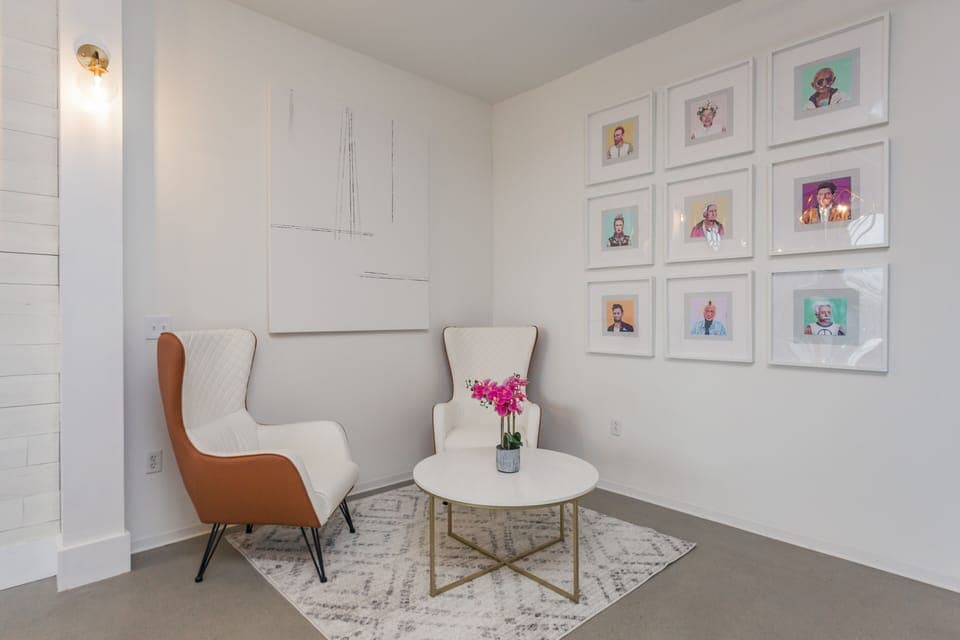 Lobby sitting area
