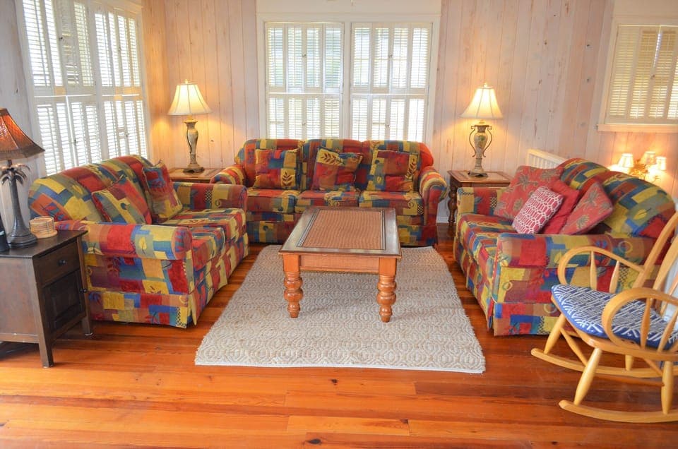 Comfy living area with plenty of seating