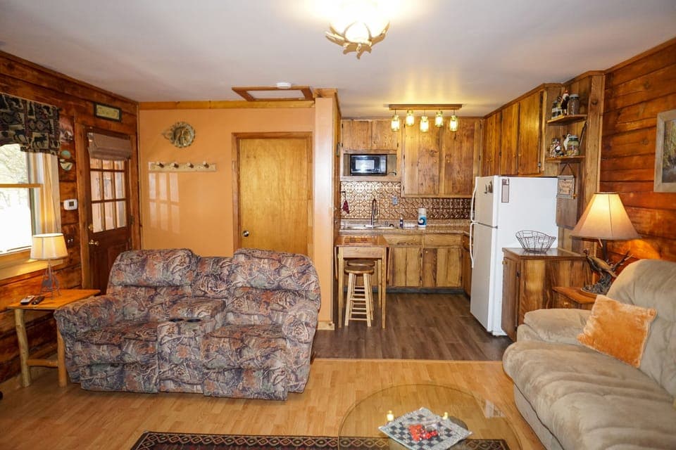 Living and Kitchen Area - Living room and full kitchen