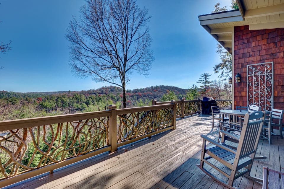 Upstairs deck