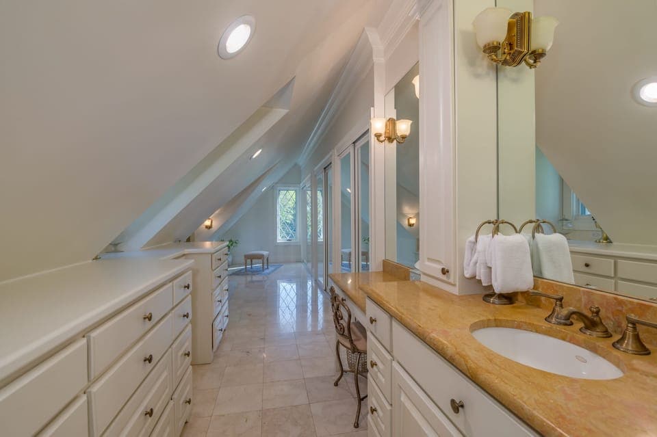 Primary Suite Vanity and Bath tub room #1