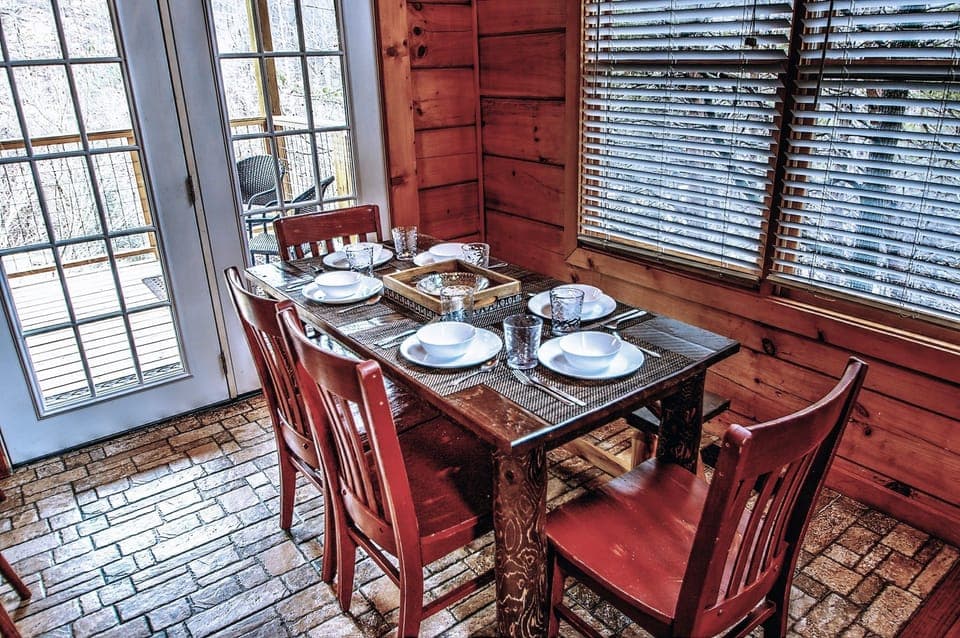 Dining table.