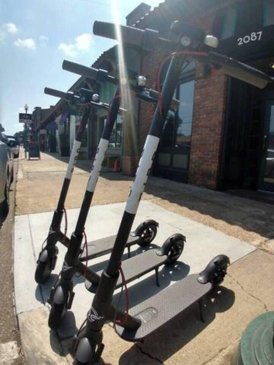 Hop on an electric scooter! Just download the `Bird` app and you can jet around town. The app will show you exactly where they are but generally you`ll find them all over midtown and downtown.