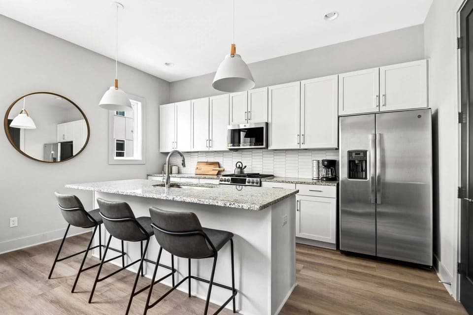 Two Separate Chef's Kitchens (One in Each Unit)