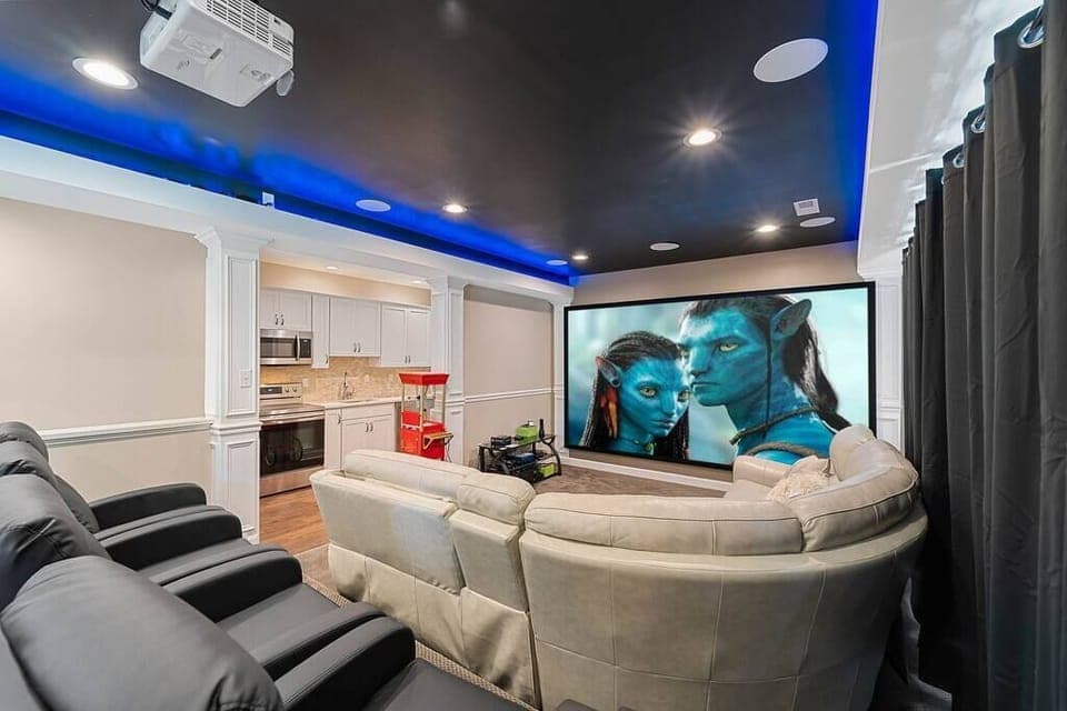 Private In unit Theater, Popcorn included :-) 