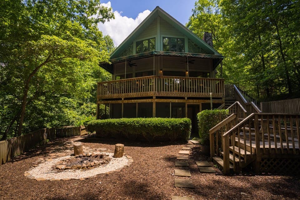 Firepit and Deck