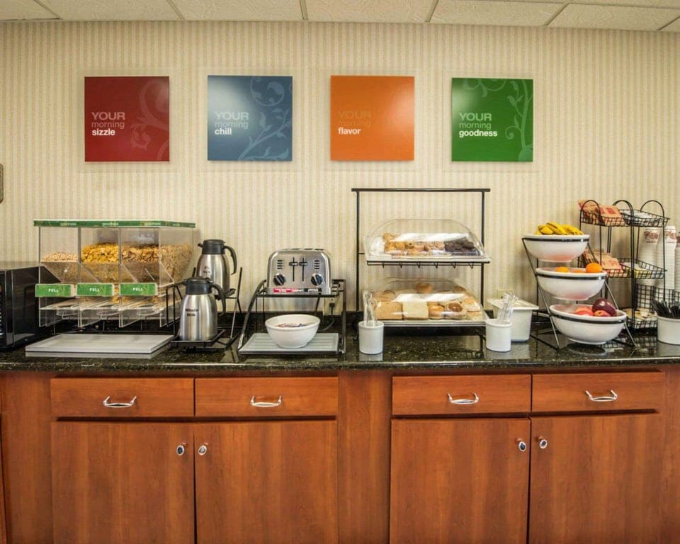 Free buffet breakfast