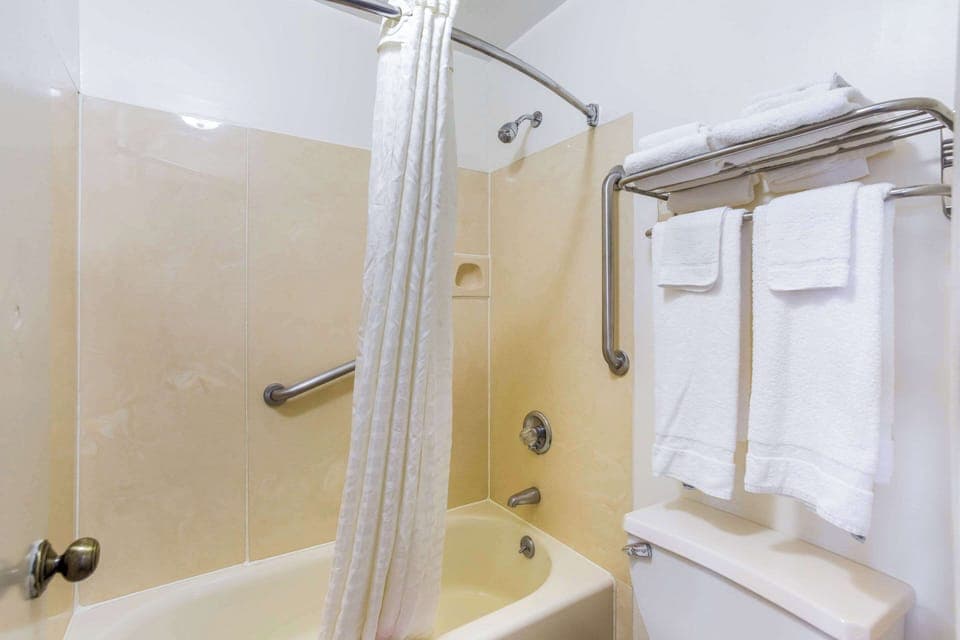 Hair dryer, towels