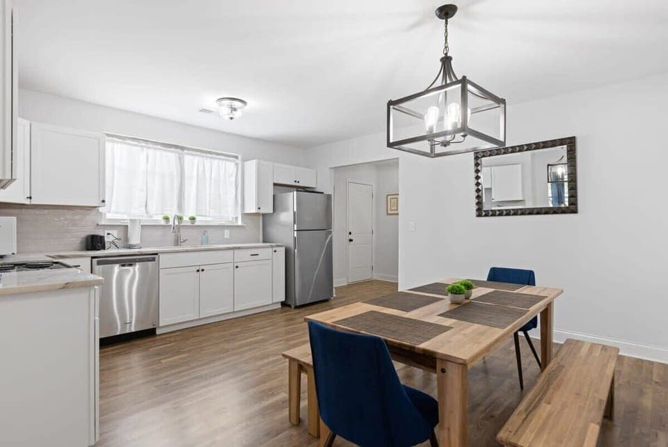Dining Space and Kitchen