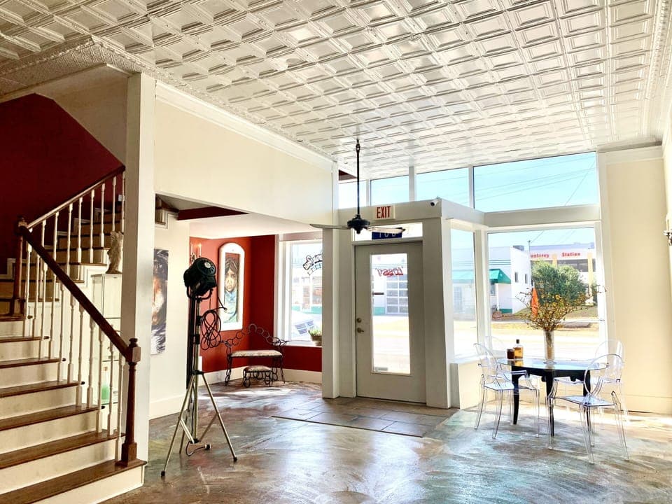 Front lobby with staircase