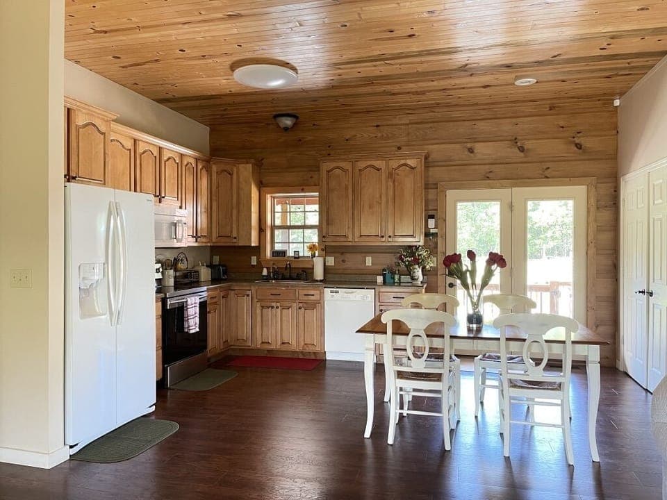 Kitchen from living room area.