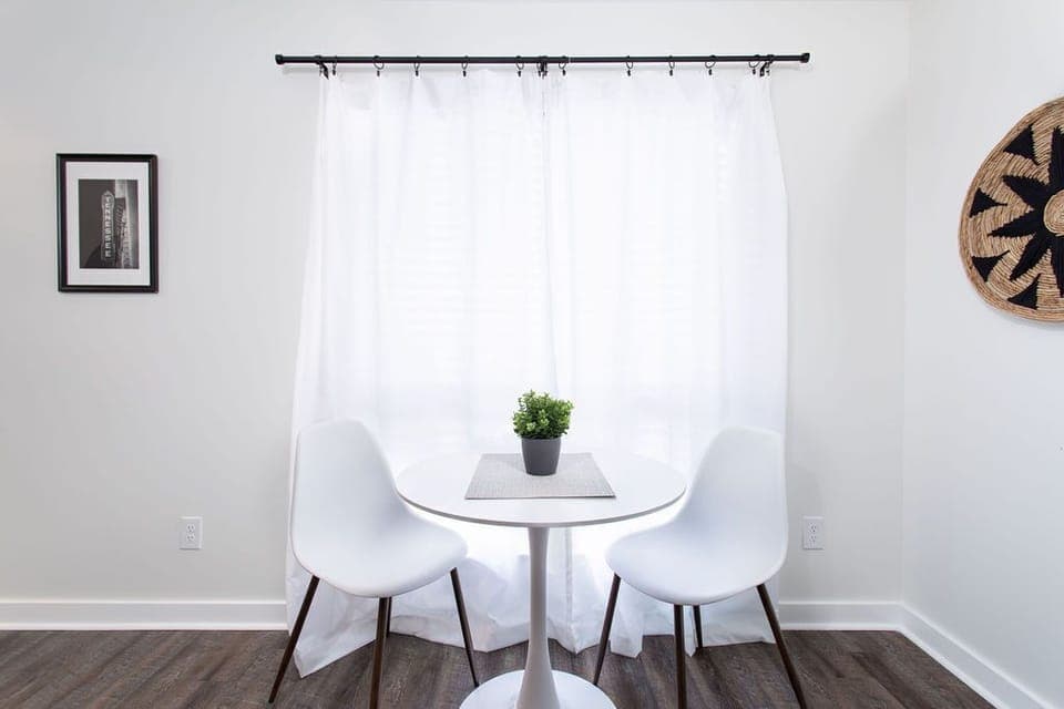 Dining room table and chairs