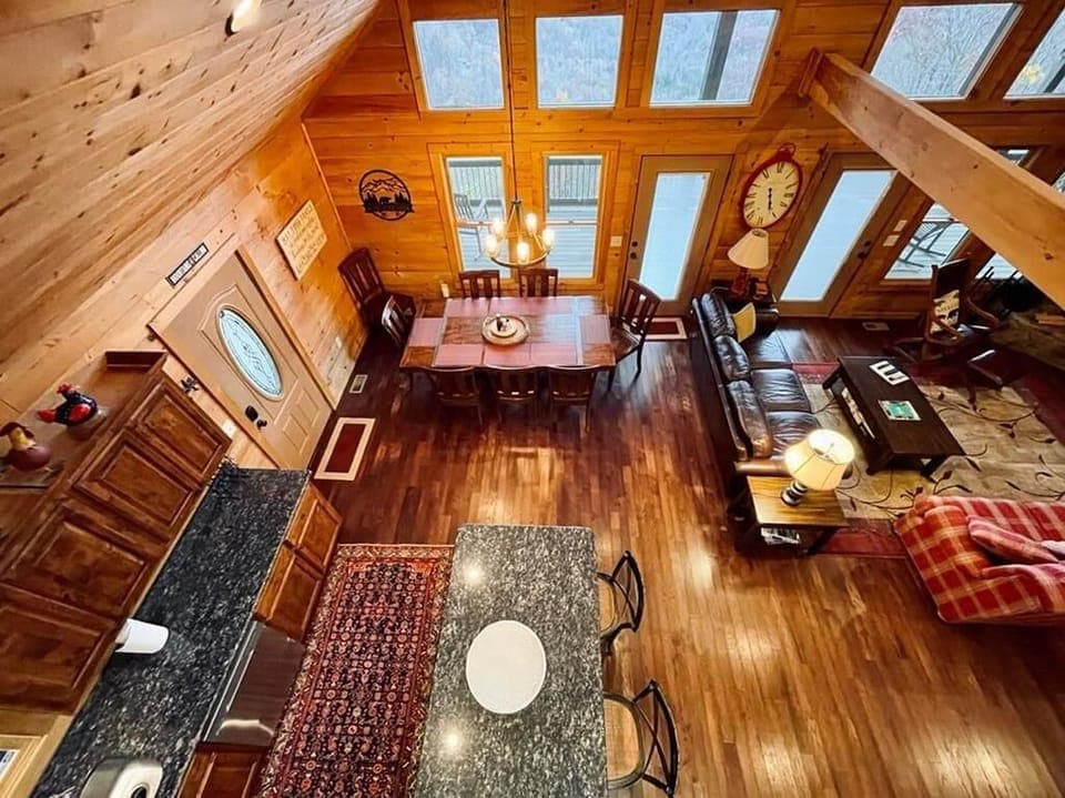 Looking Down From Top Level