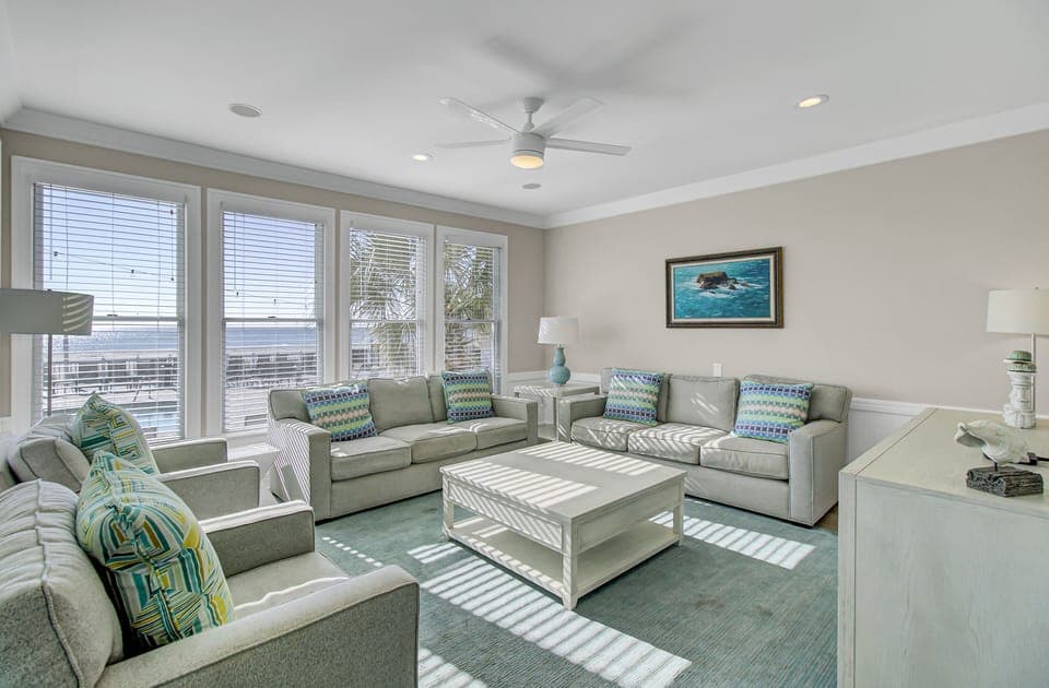 Living area with a view.