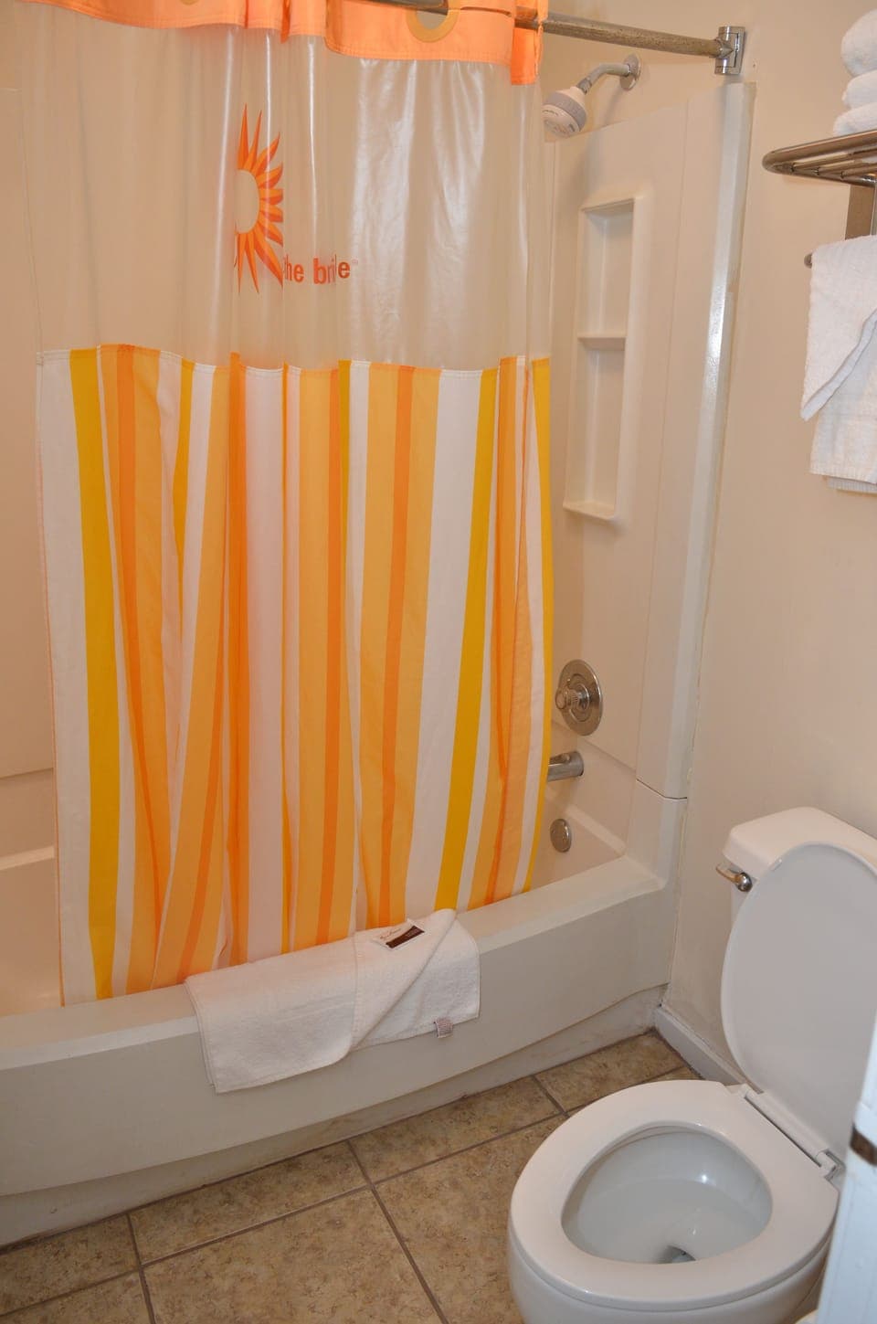 Standard Room, 2 Double Beds | Bathroom | Combined shower/tub, free toiletries, hair dryer, towels